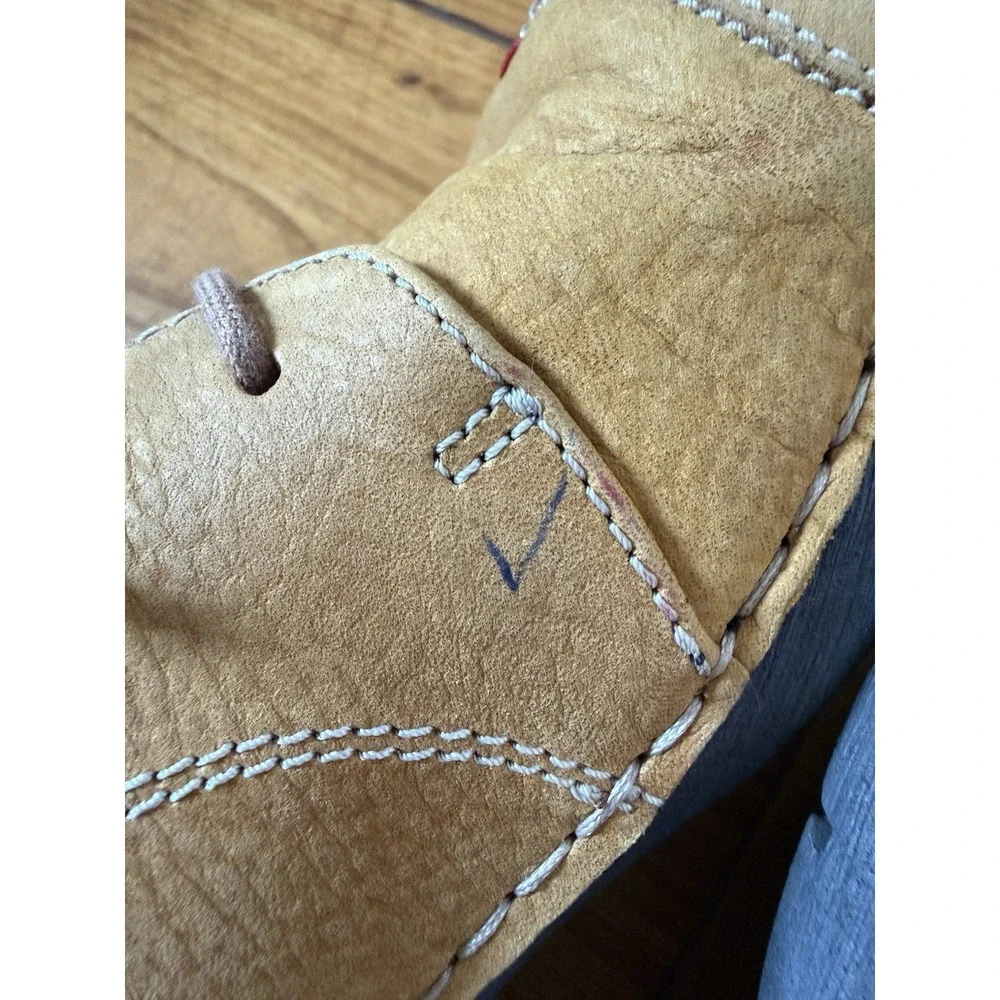 Josef Seibel Shoes Leather Comfort Lace Up Walking Shoes Germany Fergey 40 Tan